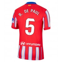 Atletico Madrid Rodrigo De Paul #5 Replica Home Shirt 2024-25 Short Sleeve